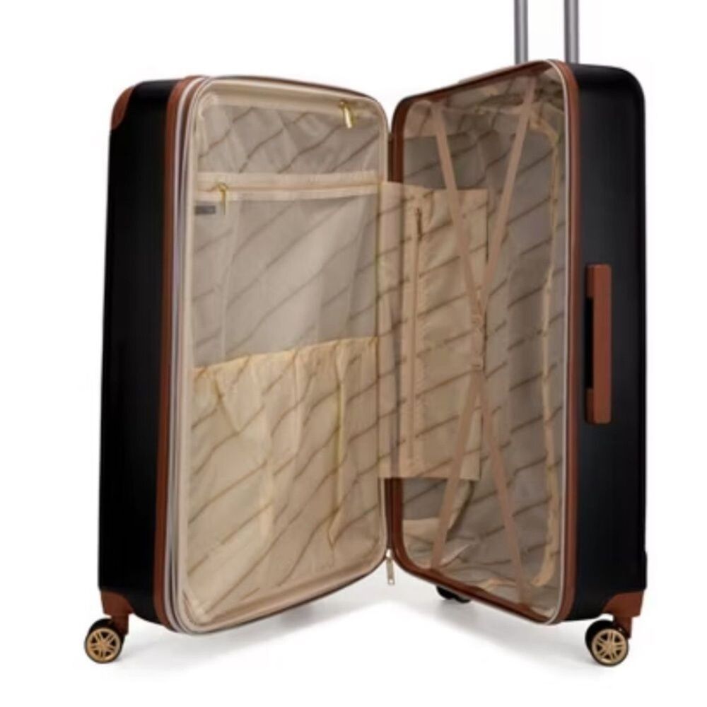 19V69 ITALIA Vintage Expandable Medium Checked 1pc Luggage,suitcase travel bag - Picture 4 of 15